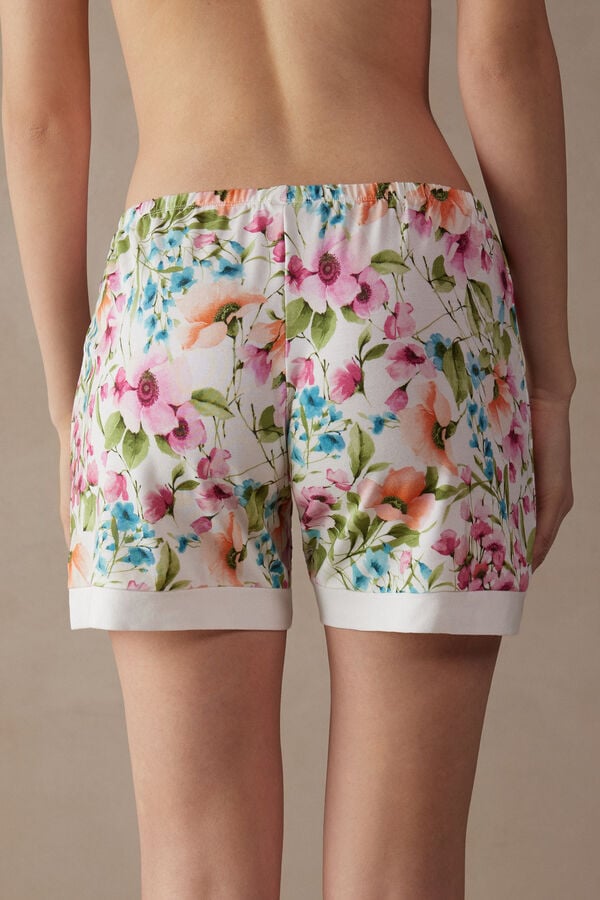 Intimssimi Botanical Lyrics Modal Shorts Valkoinen | TUSPQ51921