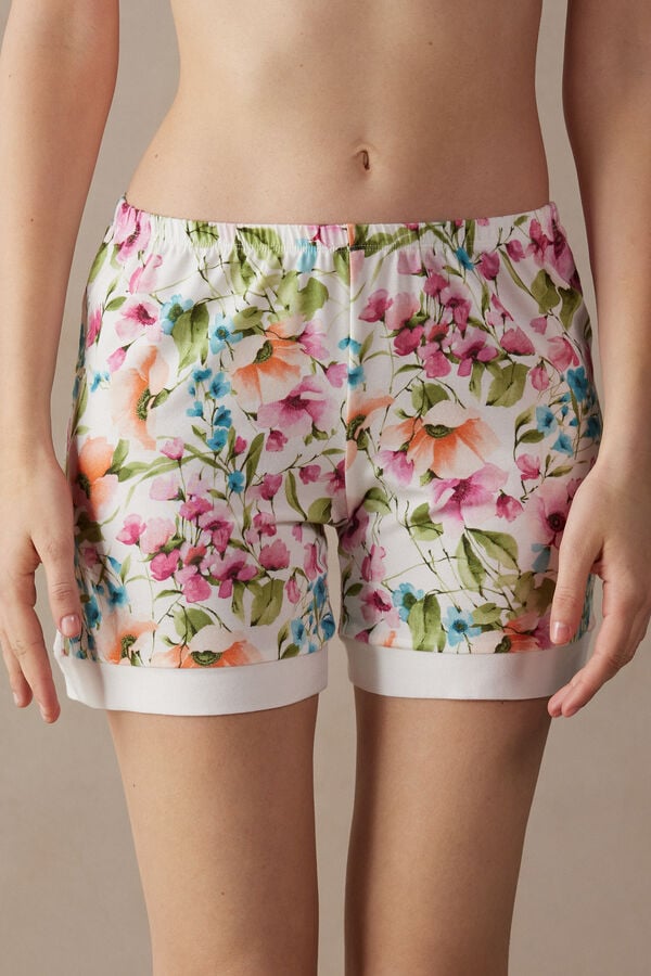 Intimssimi Botanical Lyrics Modal Shorts Valkoinen | TUSPQ51921