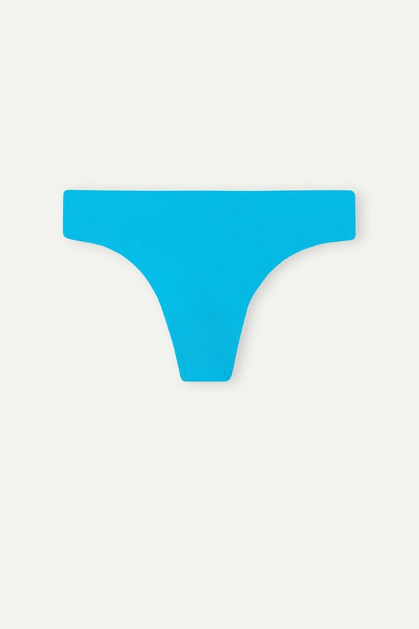 Intimssimi Brazilian Panties in Seamless Ultra Light Microfiber Sininen | USICD69141