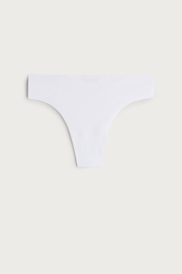 Intimssimi Brazilian Panties in Seamless Ultra Light Microfiber Valkoinen | USNZX45459