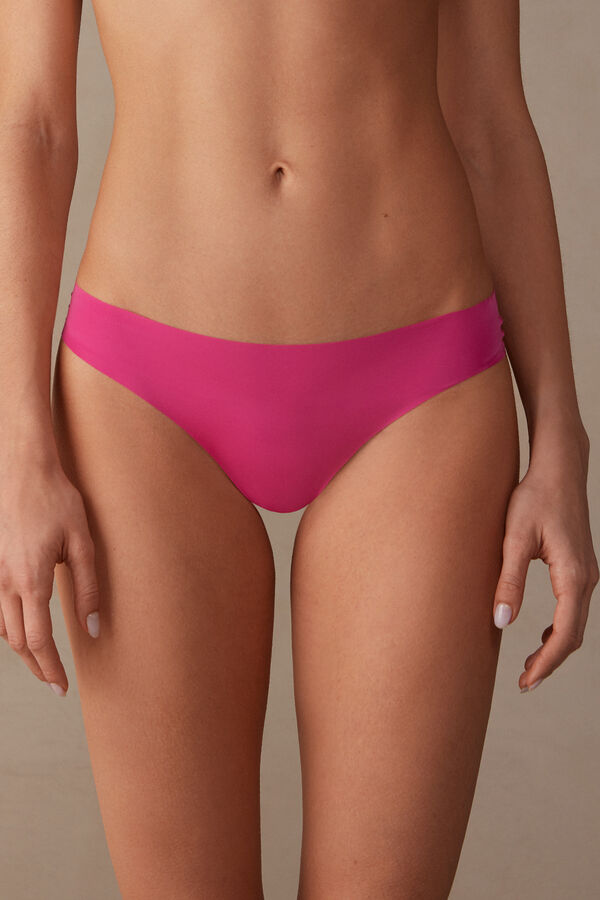 Intimssimi Brazilian Panties in Seamless Ultra Light Microfiber Pinkki | ZUSNQ16791