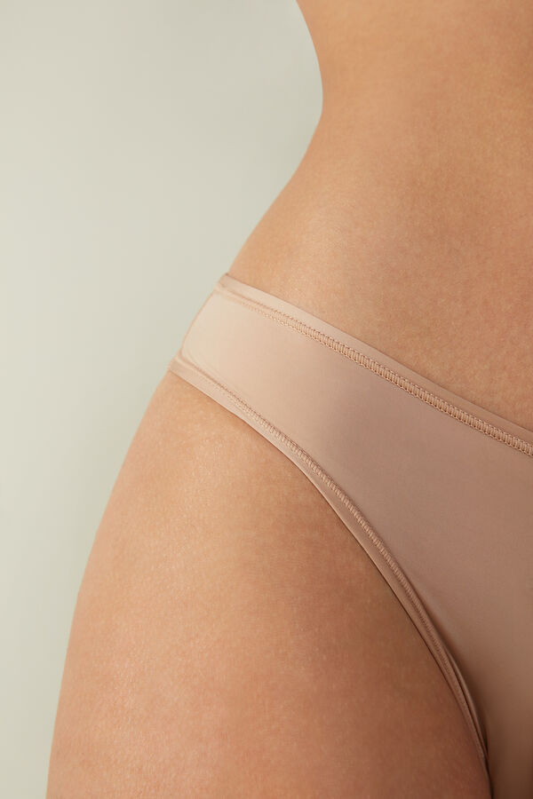 Intimssimi Brazilian Panties in Ultralight Microfiber Natural | SUSVO23190