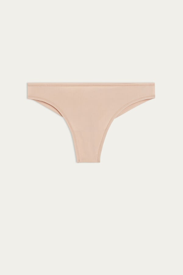 Intimssimi Brazilian Panties in Ultralight Microfiber Natural | SUSVO23190