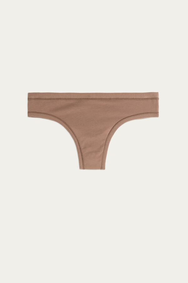 Intimssimi Brazilian Panties in Ultralight Supima® Puuvilla Natural | USIIZ27653