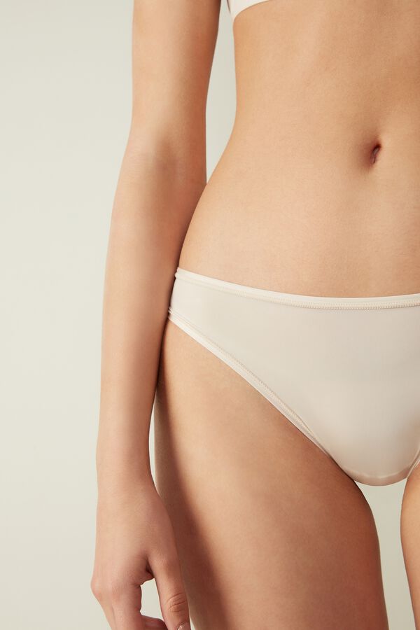 Intimssimi Brazilian Panties in Ultralight Microfiber Natural | USIIZ81824