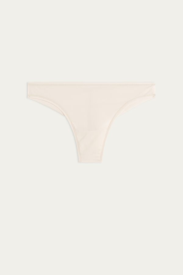 Intimssimi Brazilian Panties in Ultralight Microfiber Natural | USIIZ81824