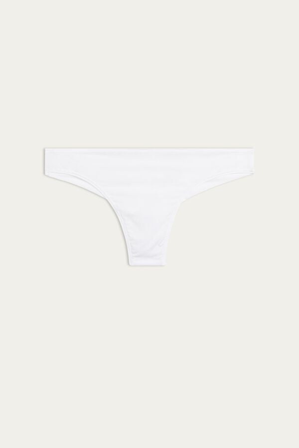 Intimssimi Brazilian Panties in Ultralight Microfiber Valkoinen | USQCS18987