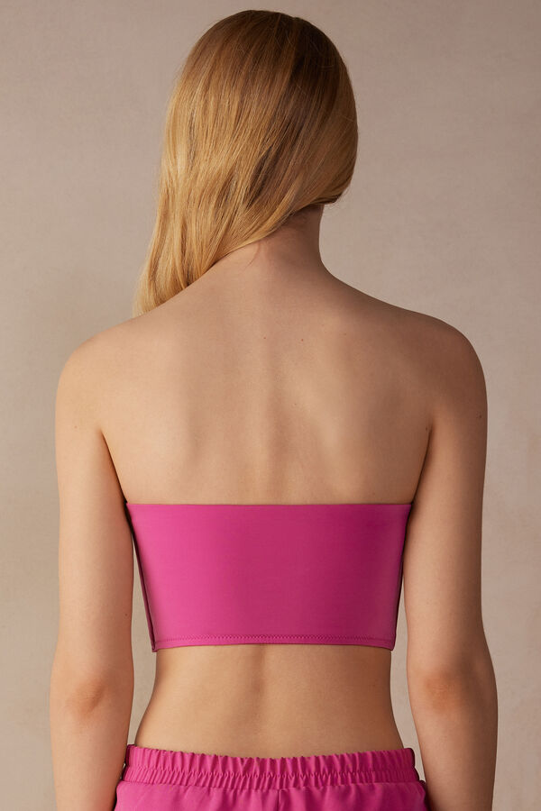 Intimssimi Bustier Bra Top in Ultralight Microfiber Pinkki | YUSGT82340