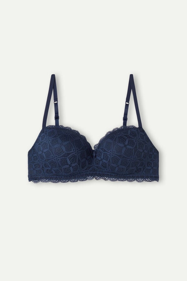 Intimssimi Claudia Balconette Bra in Pitsi Sininen | USDFL66688