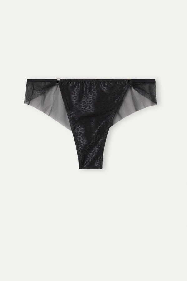 Intimssimi Cool Minimal Brazilian Mustat | PUSQX68069