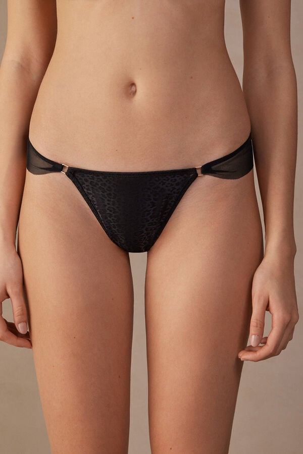 Intimssimi Cool Minimal Brazilian Mustat | PUSQX68069