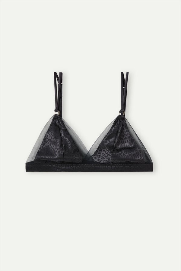 Intimssimi Cool Minimal Emma Triangle Bra Mustat | EUSHC70543