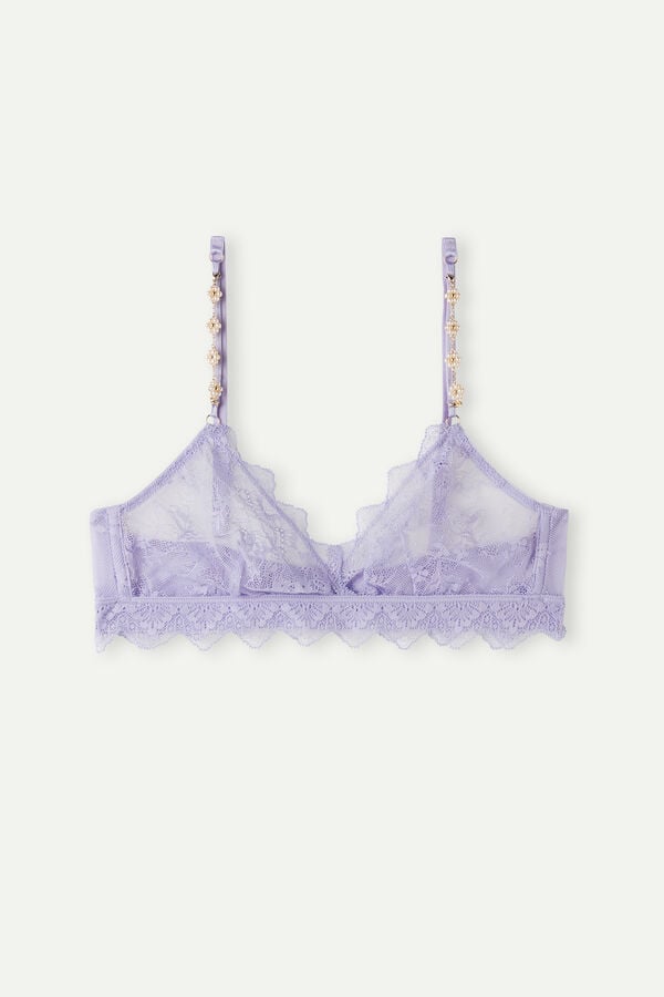 Intimssimi Cover Me in Daisies Emma Triangle Bra Violet | QUSWA12018