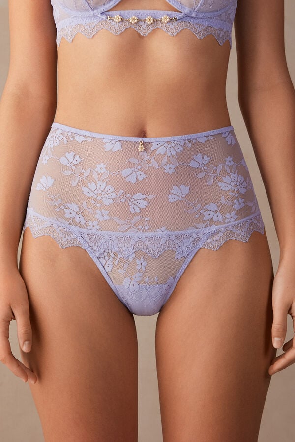 Intimssimi Cover Me in Daisies Hipster Brazilian Violet | XUSBH46055