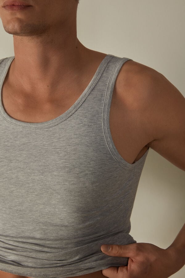 Intimssimi Crew Neck Tank Top Harmaat | UUSND25354