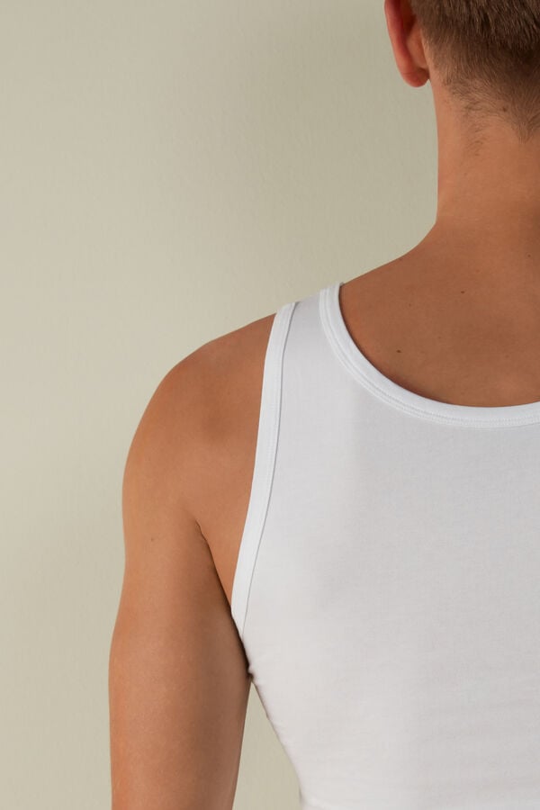 Intimssimi Crew Neck Tank Top Valkoinen | GUSEC98631