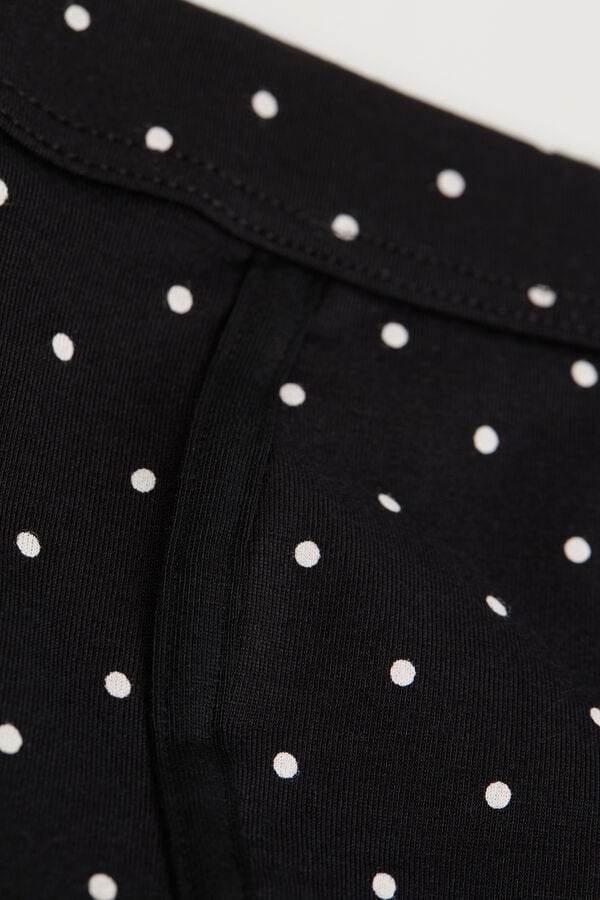 Intimssimi Dotted Boxers in Stretch Supima® Puuvilla Mustat | PUSER99294