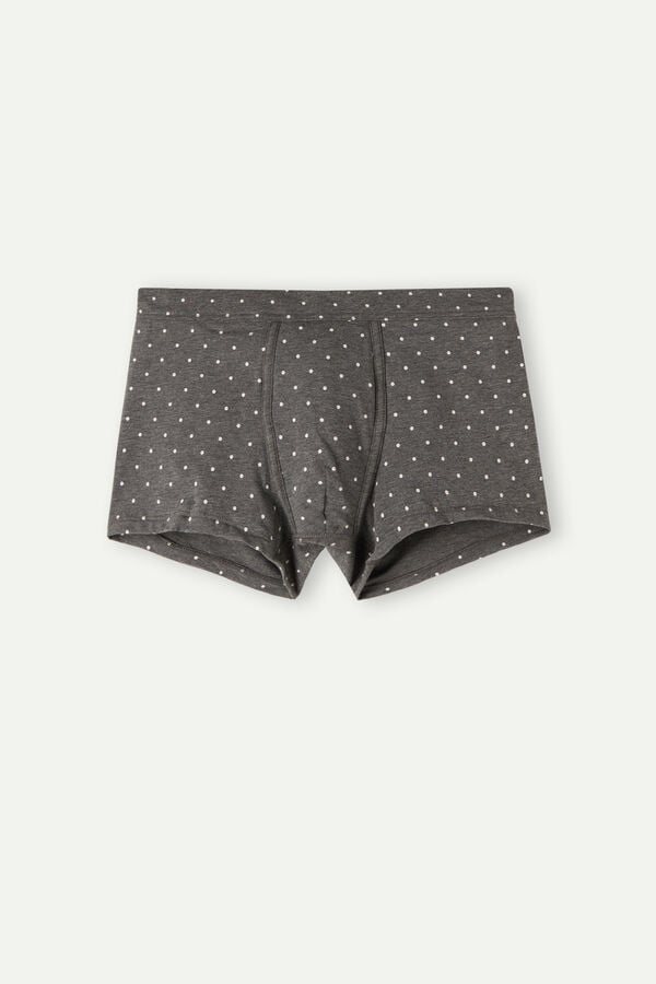 Intimssimi Dotted Boxers in Stretch Supima® Puuvilla Harmaat | USXMI14203