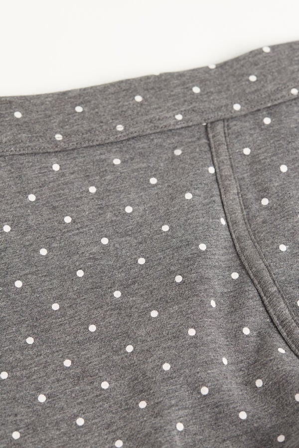 Intimssimi Dotted Boxers in Stretch Supima® Puuvilla Harmaat | USXMI14203