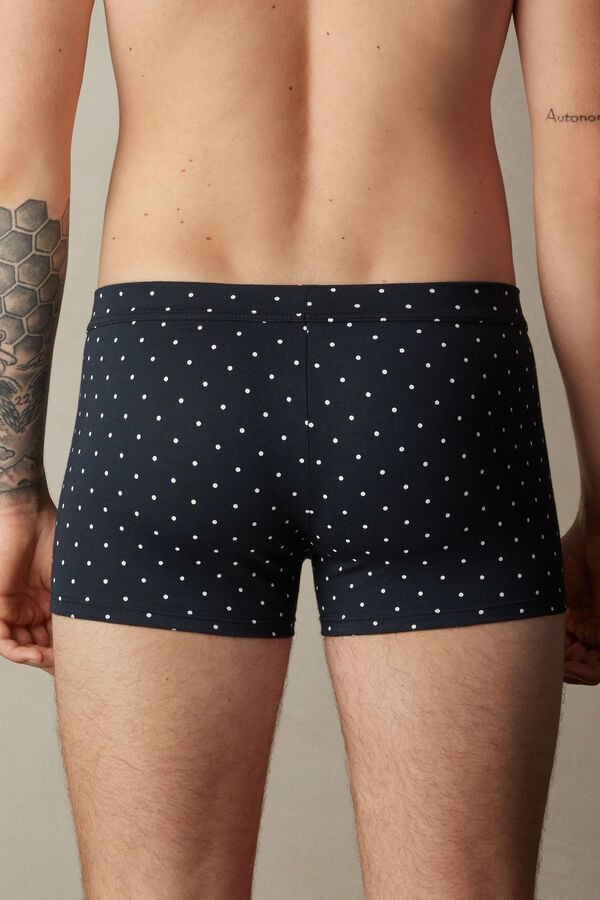 Intimssimi Dotted Boxers in Stretch Supima® Puuvilla Sininen | UUSTG20270