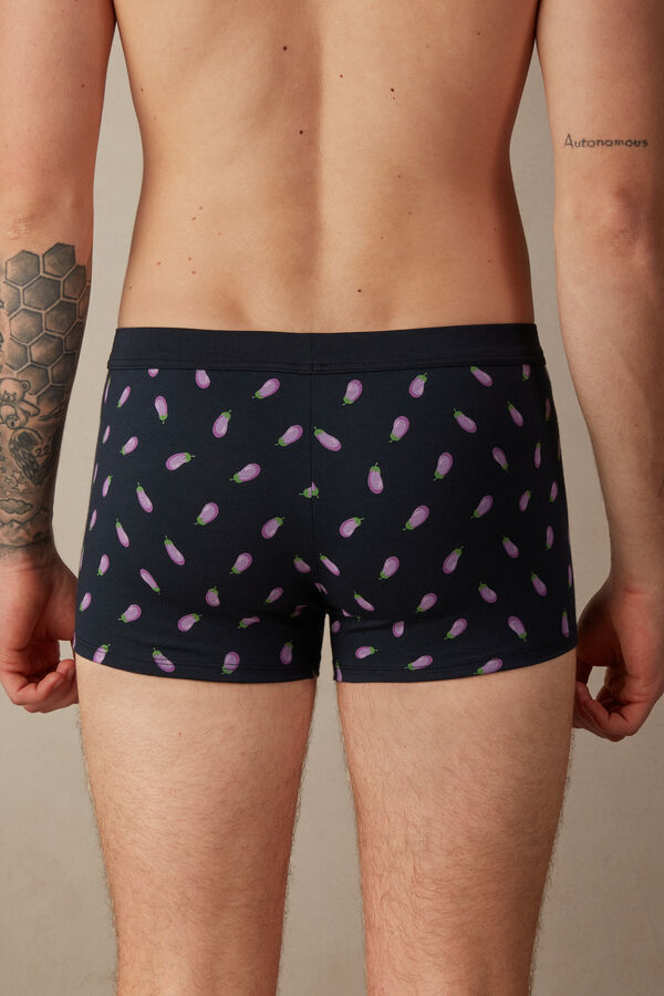 Intimssimi Eggplant Boxers in Stretch Supima® Puuvilla Sininen | FUSHY85560