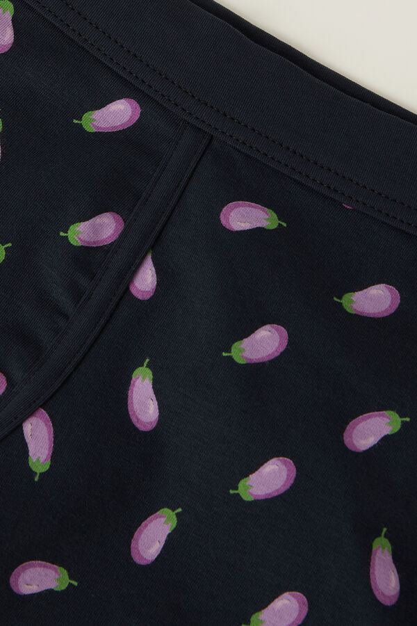 Intimssimi Eggplant Boxers in Stretch Supima® Puuvilla Sininen | FUSHY85560