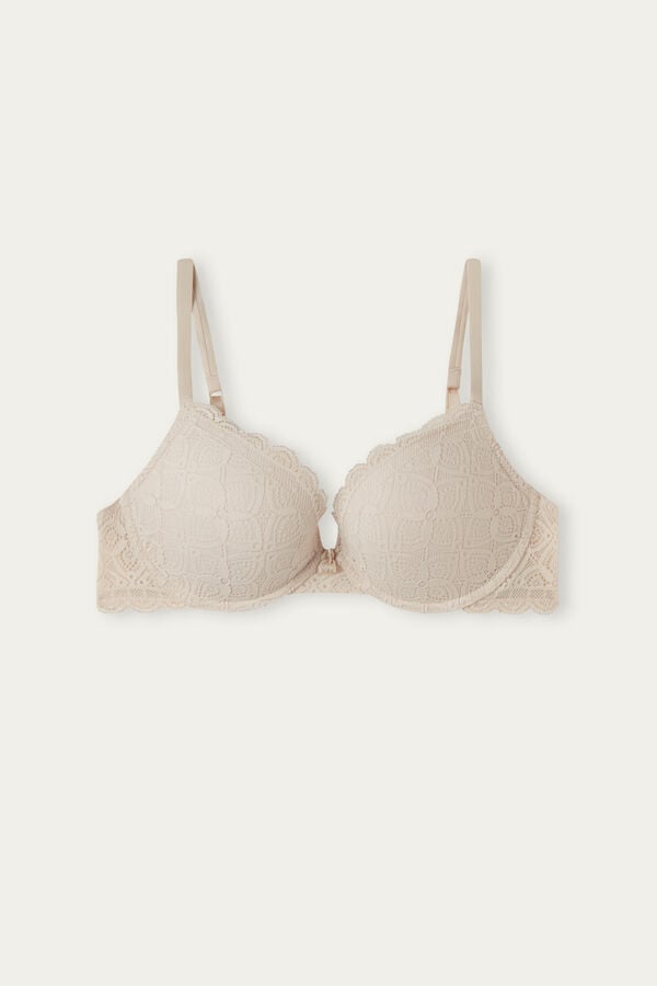 Intimssimi Elettra Super Push-up Bra in Pitsi Natural | USXMI47383