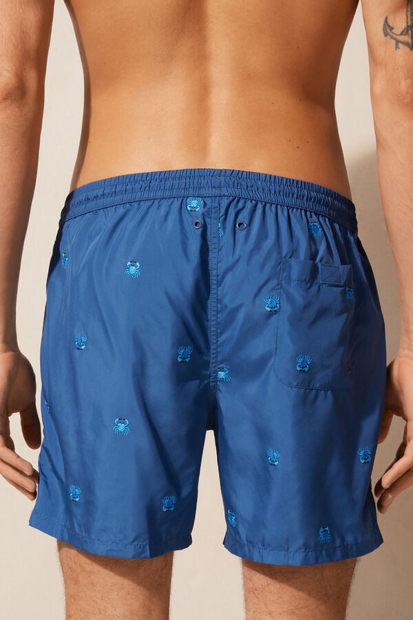 Intimssimi Embroidered Crab Swim Trunks Sininen | SUSVO87195