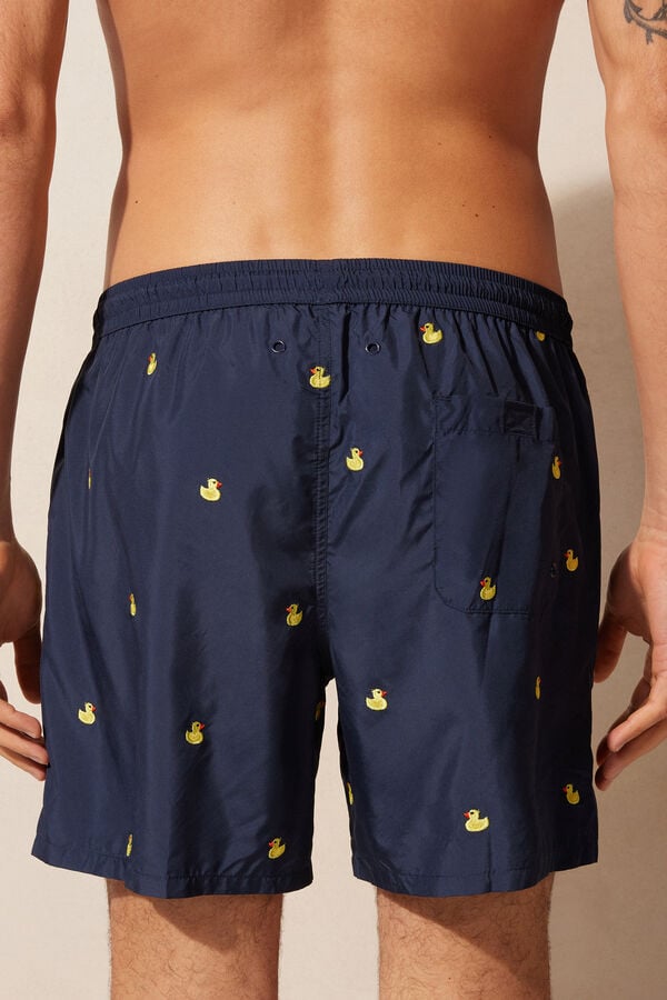 Intimssimi Embroidered Duck Swim Trunks Sininen | SUSNY10722