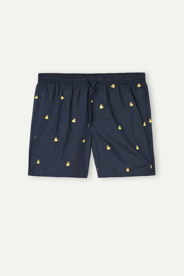 Intimssimi Embroidered Duck Swim Trunks Sininen | SUSNY10722