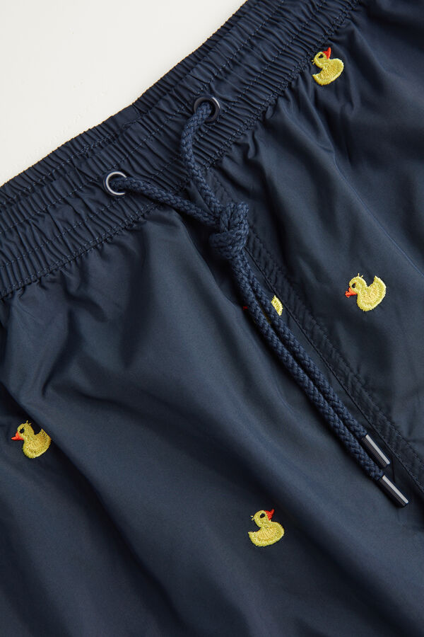 Intimssimi Embroidered Duck Swim Trunks Sininen | SUSNY10722