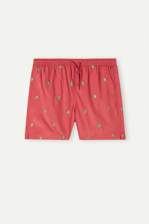 Intimssimi Embroidered Kiwi Swim Trunks Punainen | DUSKV49544