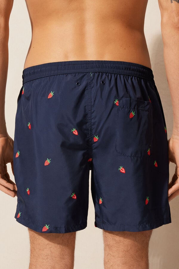 Intimssimi Embroidered Strawberry Swim Trunks Sininen | USJZR89527