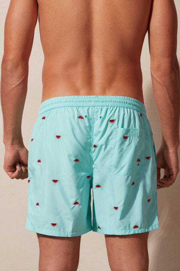 Intimssimi Embroidered Watermelon Swim Trunks Print | USJZR31166