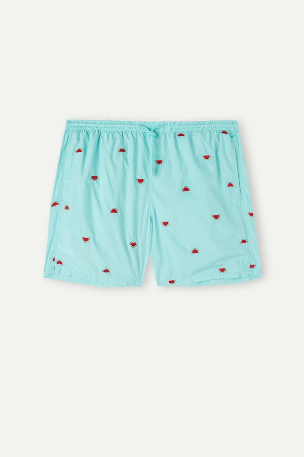 Intimssimi Embroidered Watermelon Swim Trunks Print | USJZR31166