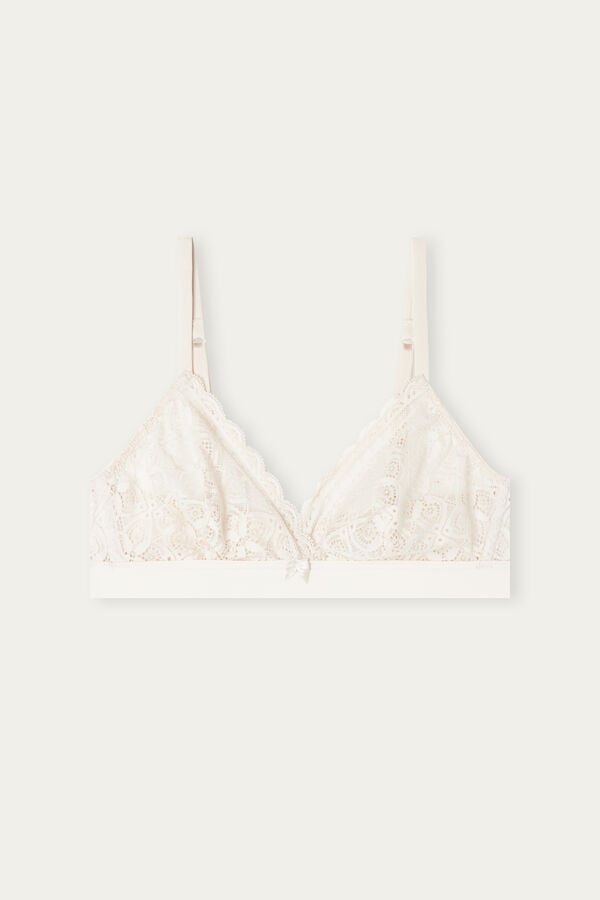 Intimssimi Emma Triangle Bra in Pitsi Natural | FUSUI76095