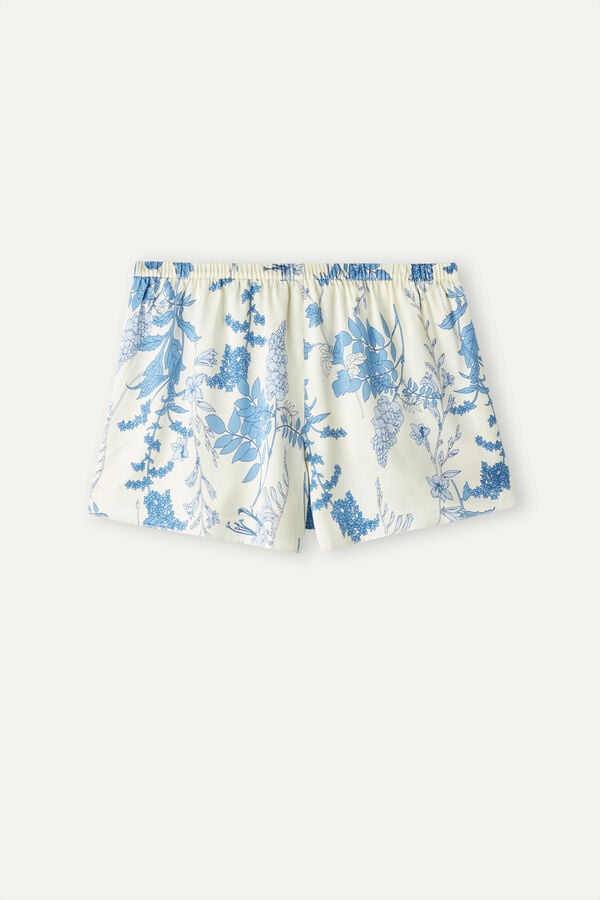 Intimssimi Feeling Beautiful Satin Shorts Print | EUSHC85172