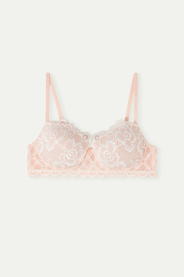 Intimssimi Floral Groove Sofia Balconette Bra Pinkki | USICD19396