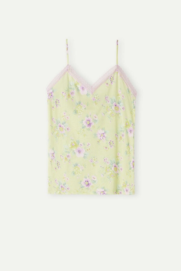 Intimssimi Flower Power Top in Supima® Ultrafresh Puuvilla Keltainen | FUSHY93629