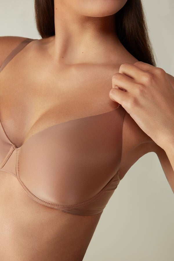 Intimssimi Francesca Ultralight Microfiber Balconette Bra Natural | AUSWC92752