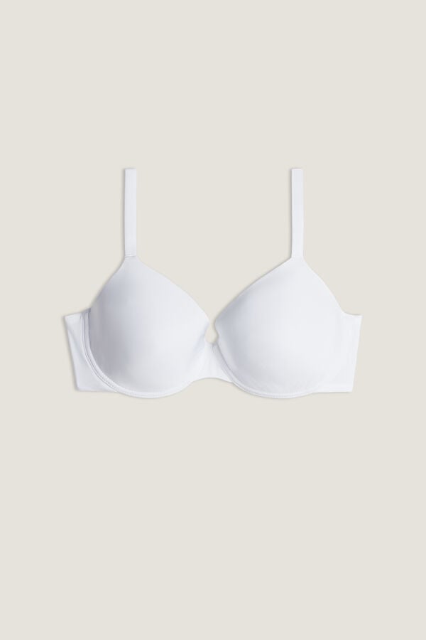 Intimssimi Francesca Ultralight Microfiber Balconette Bra Valkoinen | TUSPQ52191