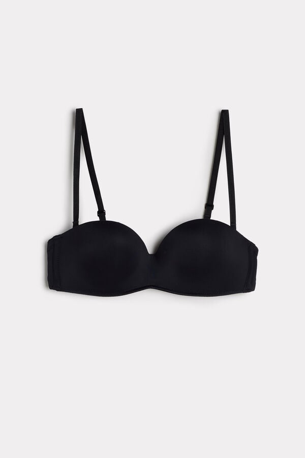 Intimssimi Gioia Bandeau Bra Mustat | GUSEC63271