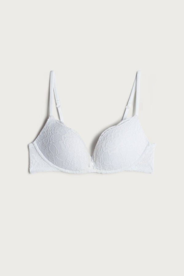 Intimssimi Gioia Pitsi Super Push-Up Bra Valkoinen | USNEJ92397