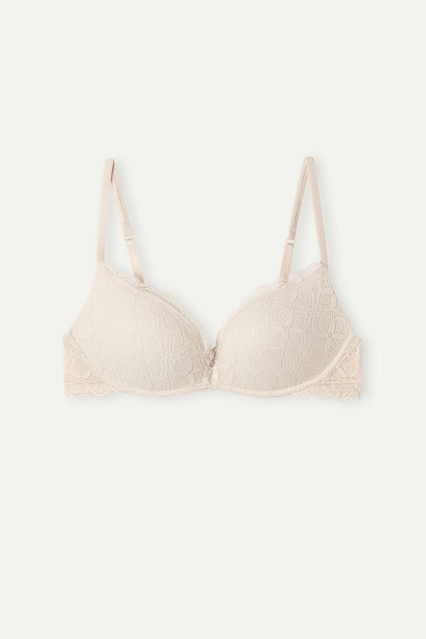 Intimssimi Gioia Super Push-Up Bra in Pitsi Natural | FUSHY85143