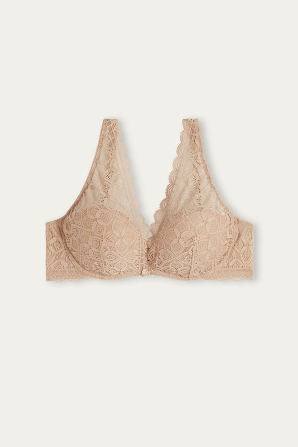 Intimssimi Giorgia Balconette Bra in Pitsi Natural | UUSND37076