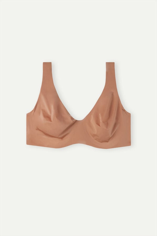 Intimssimi Greta Balconette Bra in Ultralight Microfiber Natural | AUSDF15731