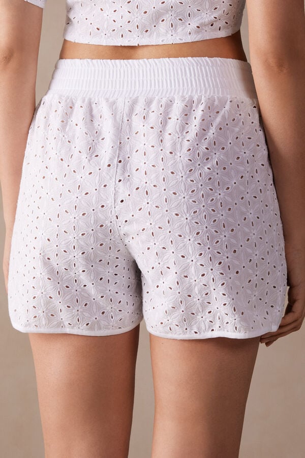 Intimssimi Hello Sunshine Sangallo Pitsi Shorts Valkoinen | USEGJ55251