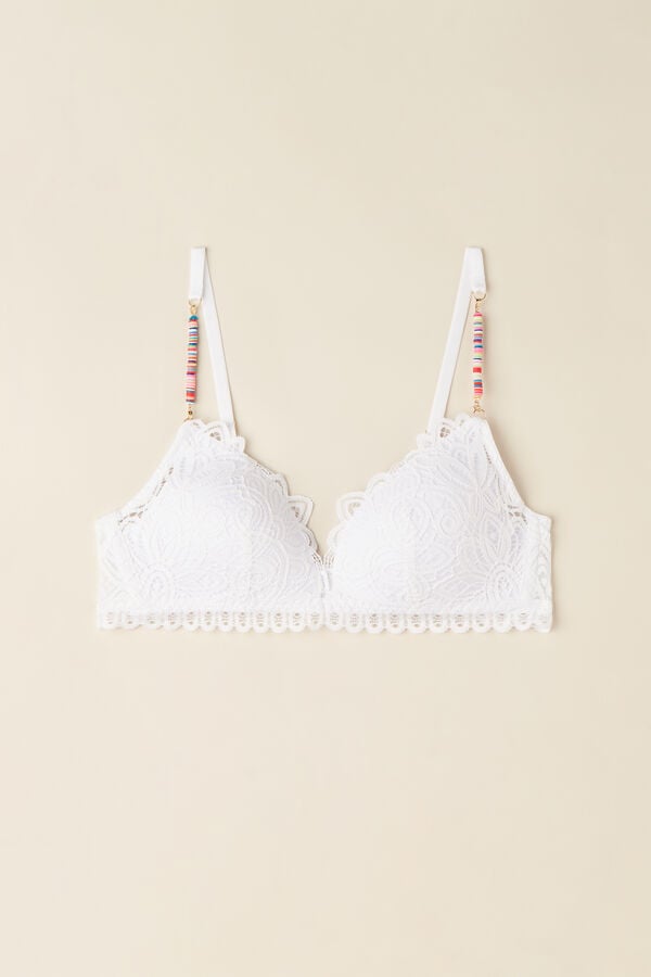 Intimssimi Hot Summer Days Tiziana Triangle Bra Valkoinen | EUSVG43375