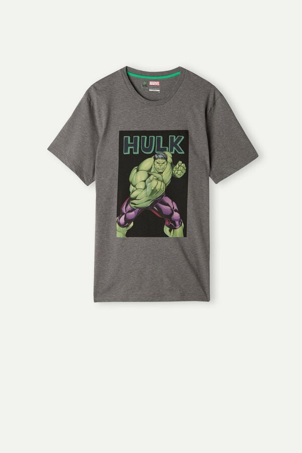 Intimssimi Hulk Print T-shirt Tummanharmaat | USZPD97551