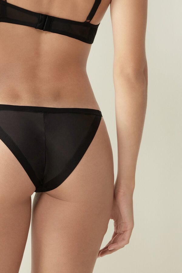 Intimssimi Invisible Touch String Panties Mustat | USDYB93216